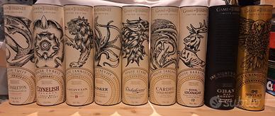 WHISKY COLLEZIONE COMPLETA Game of Thrones

