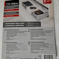 2 Organizer per armadio,sottoletto o sotto divano,