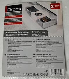 2 Organizer per armadio,sottoletto o sotto divano,