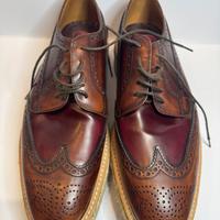 Scarpe Prada Stringate Wingtip Brogue