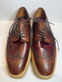 Scarpe Prada Stringate Wingtip Brogue