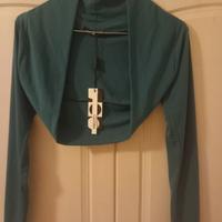 Coprispalle color verde acqua