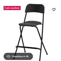 Tavolo alto con 4 sgabell ikea.