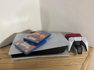 PS5 + Giochi + Controller + Monitor