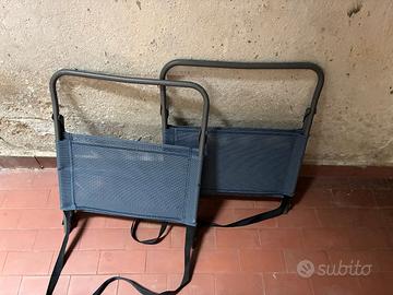 Sedioline pieghevoli spiaggia-camping