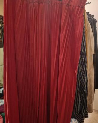 Gonna lunga plissettata color fucsia 3 XL