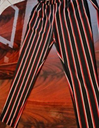 Pantaloni a righe donna