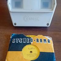Visore diapositive 3D Stereo•Rama vintage anni 60
