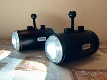 Flash subacquei Scubalamp Supe D-Pro e accessori