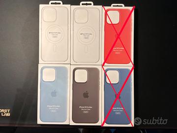 Cover iPhone 15 Pro Max ORIGINALI Apple