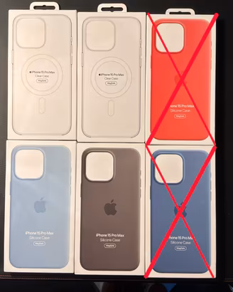 Cover iPhone 15 Pro Max ORIGINALI Apple