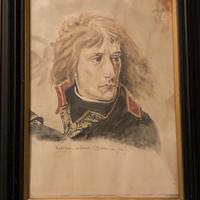 Quadro con stampa Napoleone ad Arcole-Modernariato