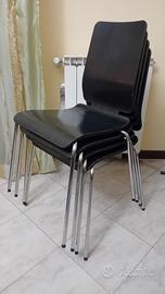 4 sedie Gilbert Ikea nere