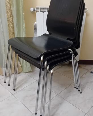 4 sedie Gilbert Ikea nere