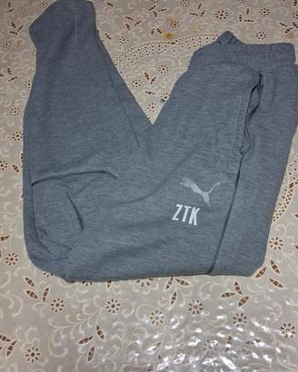Pantaloni tuta Puma ZTK, colore grigio