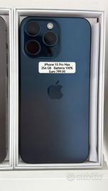 Iphone 15 pro max 256Gb! Batteria 100%