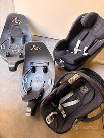 Seggiolino+ ovetto+ 2 basi isofix Cybex