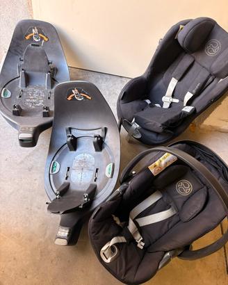 Seggiolino+ ovetto+ 2 basi isofix Cybex