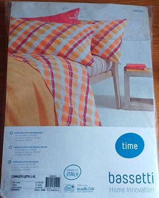 Completo letto 1 piazza Bassetti nuovo in confezio