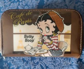 Portafoglio Betty Boop “Café de Paris” zip vintage