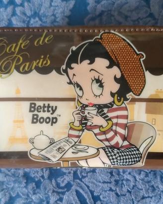 Portafoglio Betty Boop “Café de Paris” zip vintage