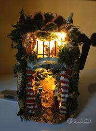 Presepe artigianale in moka