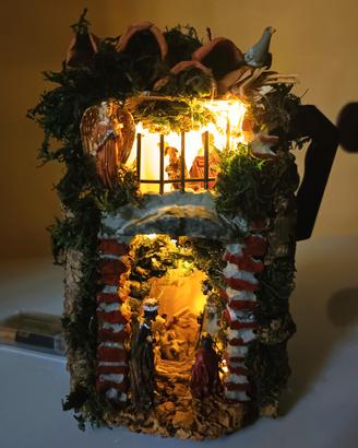 Presepe artigianale in moka