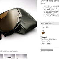 Occhiali Porsche Design pieghevoli