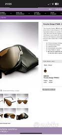 Occhiali Porsche Design pieghevoli