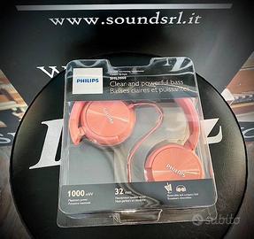 Philips shl3060 rosa cuffie stile deejay