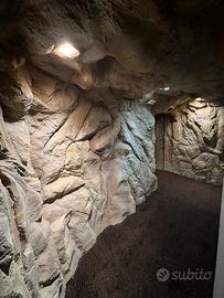 Scenografia in roccia atrificiale