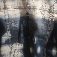 giubbotto jeans dsqared 2 taglia 48 M 