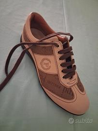 Sneaker Polini donna nuove pelle tessuto Lodato