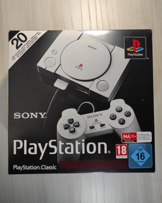 PLAYSTATION CLASSIC NUOVA SONY CON 2 CONTROLLER