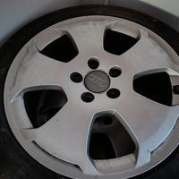 numero 4 cerchi originali audi 17 pollici 