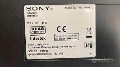 TV SONY 40 POLLICI no smart