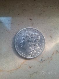 1 Dollaro e mezzo dollaro in argento 
