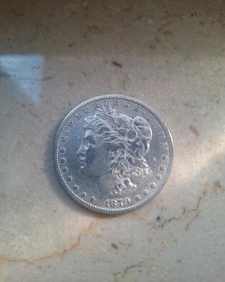 1 Dollaro e mezzo dollaro in argento 