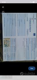 licenza di pesca 