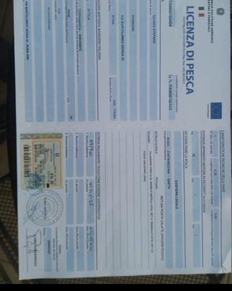 licenza di pesca 