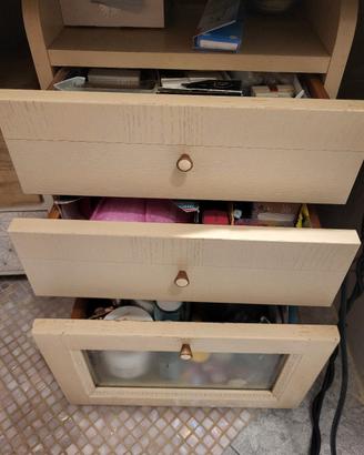 mobiletto da bagno con ruote