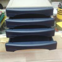 Cassettiera 4 cassetti plastica