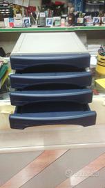 Cassettiera 4 cassetti plastica