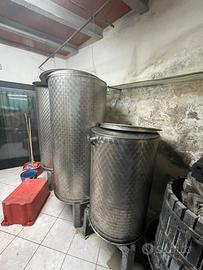 Botti per vino in acciaio inox