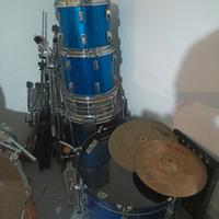 batteria acustica thunder completa.