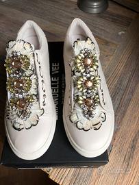 Sneakers panna Emanuélle Vee