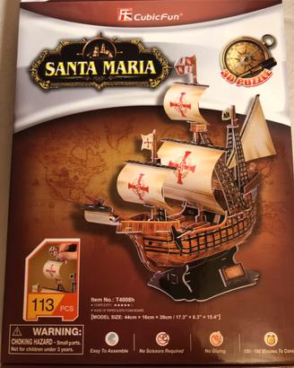Puzzle 3D veliero Integro