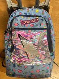 Zaino Seven con trolley per scuola