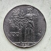 100 lire 1957