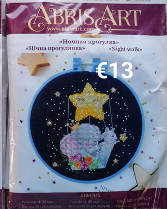 Kit punto croce, cross Stitch ricamo con ago